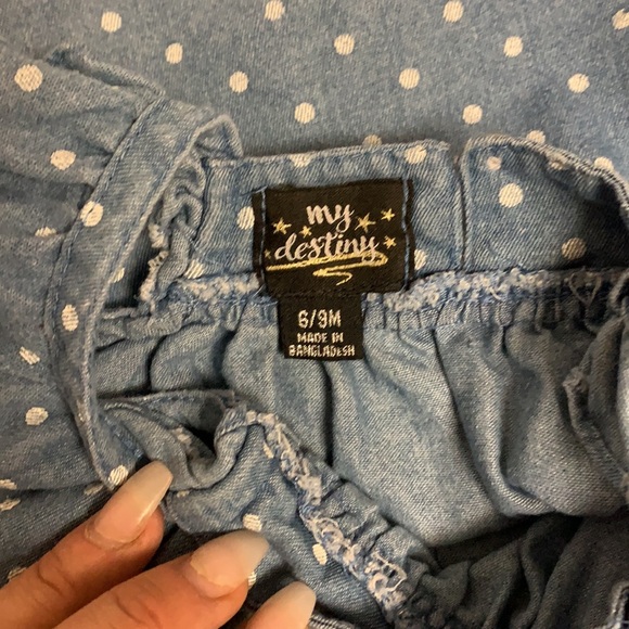 Baby girl Denim dress 6-9 month - Picture 5 of 6